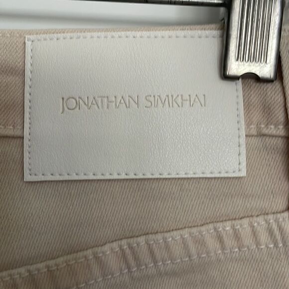 New Jonathan Simkhai Costa Mid-Rise Skinny Crop Jeans - Picture 5 of 7